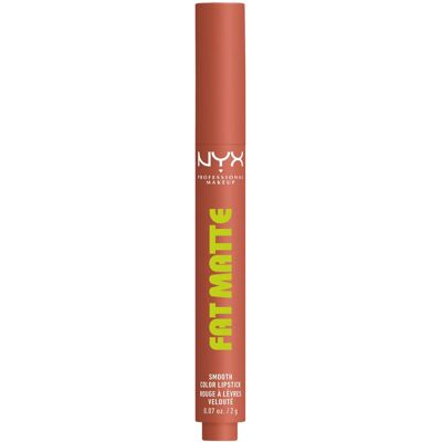 NYX PROFESSIONAL MAKEUP Fat Matte Smooth Color Lipstick 01 Cozy Whipped, 2 g NYX PROFESSIONAL MAKEUP Fat Matte Smooth Color Lipstick 01 Cozy Whipped, 2 g