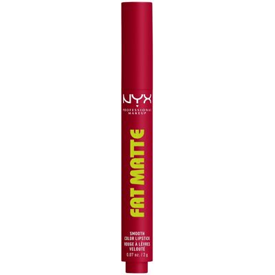 NYX PROFESSIONAL MAKEUP Fat Matte Smooth Color Lipstick 17 Scarlet Snuggles, 2 g NYX PROFESSIONAL MAKEUP Fat Matte Smooth Color Lipstick 17 Scarlet Snuggles, 2 g
