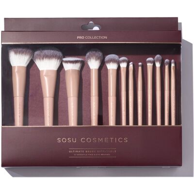 SOSU Cosmetics Ultimate Brush Essentials 12 ks SOSU Cosmetics Ultimate Brush Essentials 12 ks
