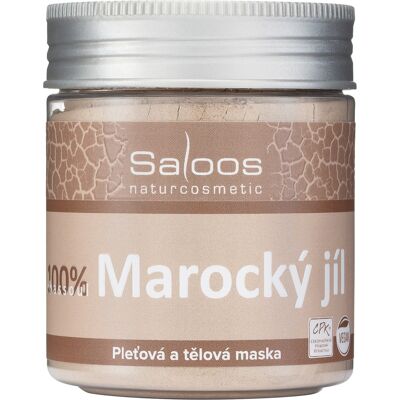 SALOOS Marocký jíl 100% Rhassoul 200 g SALOOS Marocký jíl 100% Rhassoul 200 g