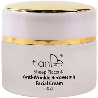 TIANDE Sheep Placenta Regenerační krém na obličej na vrásky 50 g TIANDE Sheep Placenta Regenerační krém na obličej na vrásky 50 g