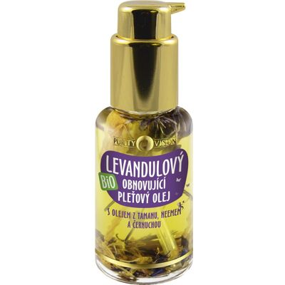 Bio levandulový olej Purity Vision pro citlivou pokožku - Pleťový olej Bio levandulový olej Purity Vision pro citlivou pokožku - Pleťový olej