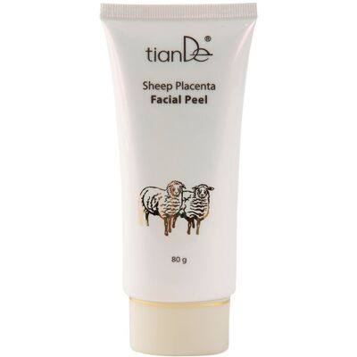 TIANDE Sheep Placenta Peeling na obličej na bázi placenty 80 g TIANDE Sheep Placenta Peeling na obličej na bázi placenty 80 g
