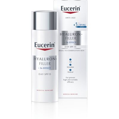 Eucerin Hyaluron-Filler + 3x Effect Denní krém SPF 15 Eucerin Hyaluron-Filler + 3x Effect Denní krém SPF 15
