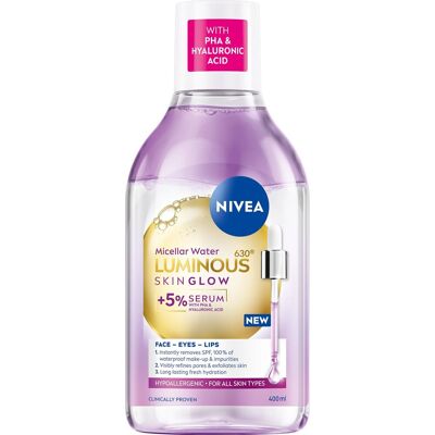 NIVEA Luminous Skin Glow micelární voda 400 ml NIVEA Luminous Skin Glow micelární voda 400 ml