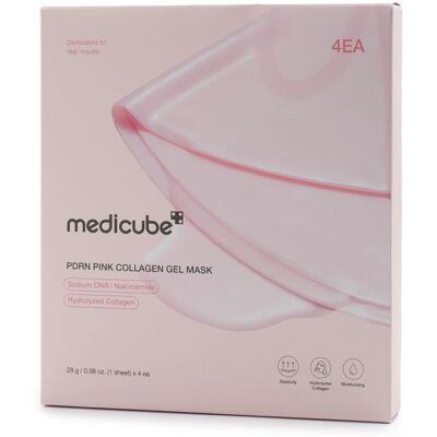 MEDICUBE PDRN Pink Collagen Gel Mask 4 × 28 g MEDICUBE PDRN Pink Collagen Gel Mask 4 × 28 g