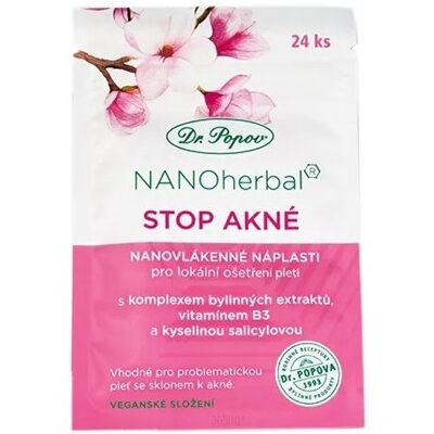 Dr.Popov Nanonáplast STOP AKNÉ 24 ks Dr.Popov Nanonáplast STOP AKNÉ 24 ks