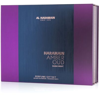 AL HARAMAIN Amber Oud Dubai Night EdP Set 305 ml AL HARAMAIN Amber Oud Dubai Night EdP Set 305 ml