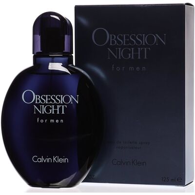 Calvin Klein Obsession Night Mužské Eau De Toilette - Tmavě modré - Orientální dřevité Calvin Klein Obsession Night Mužské Eau De Toilette - Tmavě modré - Orientální dřevité