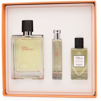 Dárková sada Hermès Terre D'Hermès EdT 100 ml + EdT 15 ml + SG 40 ml Dárková sada Hermès Terre D'Hermès EdT 100 ml + EdT 15 ml + SG 40 ml