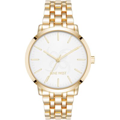 Nine West dásmké hodinky kulaté NW/3060SVGB Nine West dásmké hodinky kulaté NW/3060SVGB