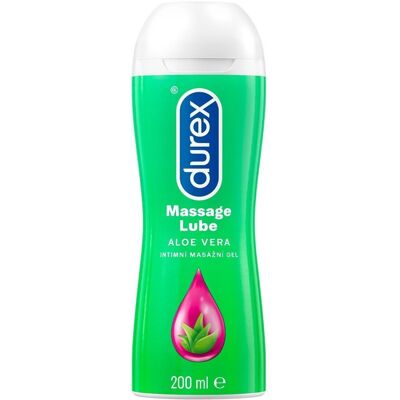 DUREX Masážní gel 2v1 s Aloe Vera 200 ml DUREX Masážní gel 2v1 s Aloe Vera 200 ml