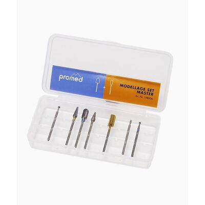 PROMED Sada fréz na nehty 198006 Comfort Set 7 ks Modelovací sada Master PROMED Sada fréz na nehty 198006 Comfort Set 7 ks Modelovací sada Master