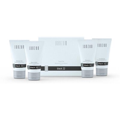 JANZEN kosmetická cestovní sada Black 160 ml JANZEN kosmetická cestovní sada Black 160 ml
