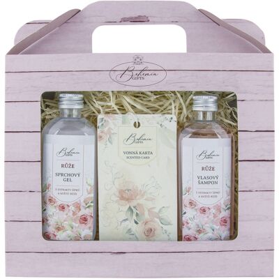 BOHEMIA GIFTS Sada s extrakty z šípků a květů růže 200 ml BOHEMIA GIFTS Sada s extrakty z šípků a květů růže 200 ml