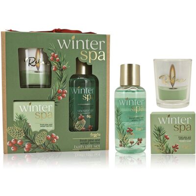 ACCENTRA Winter Spa se skleněným svícnem Zimní ovoce 100 ml ACCENTRA Winter Spa se skleněným svícnem Zimní ovoce 100 ml