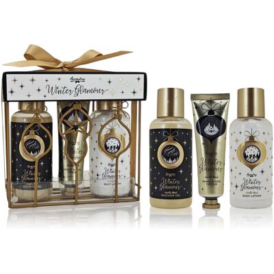 ACCENTRA Winter Glamour v drátěném košíku Vanilka a pižmo 200 ml ACCENTRA Winter Glamour v drátěném košíku Vanilka a pižmo 200 ml