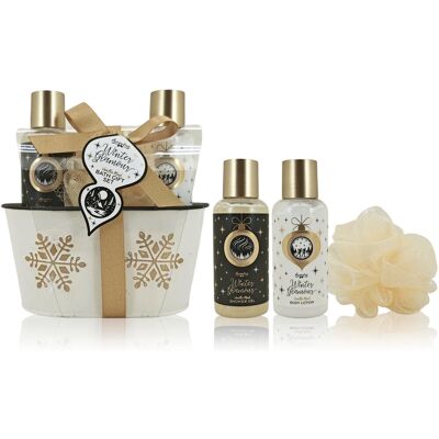 ACCENTRA Winter Glamour v plechovém kbelíku Vanilka a pižmo 200 ml ACCENTRA Winter Glamour v plechovém kbelíku Vanilka a pižmo 200 ml