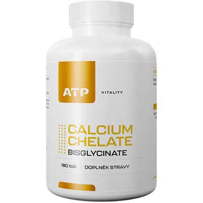 ATP Vitality Calcium Chelate Bisglycinate, 180 tob ATP Vitality Calcium Chelate Bisglycinate, 180 tob
