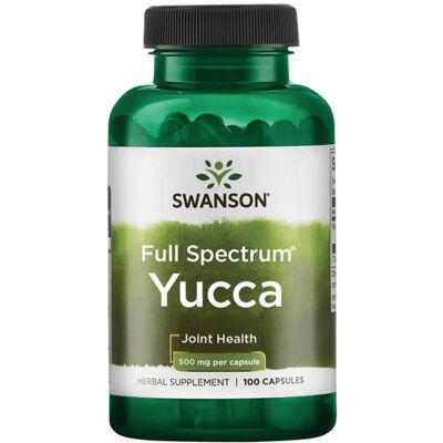Swanson Yucca 500 Mg Kapsle - Potravinový doplněk Swanson Yucca 500 Mg Kapsle - Potravinový doplněk