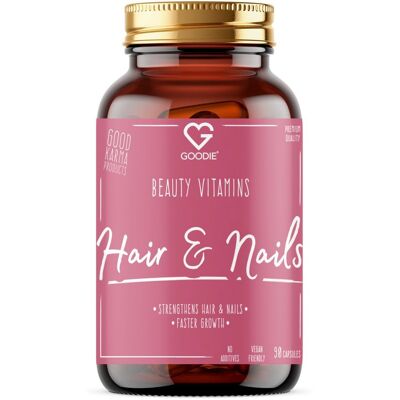 Goodie Beauty Vitamins, Hair & Nails 90 kapslí Goodie Beauty Vitamins, Hair & Nails 90 kapslí