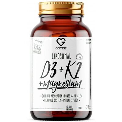 Goodie Liposomální Vitamin D3 + K2 + Magnesium 30 ks Goodie Liposomální Vitamin D3 + K2 + Magnesium 30 ks