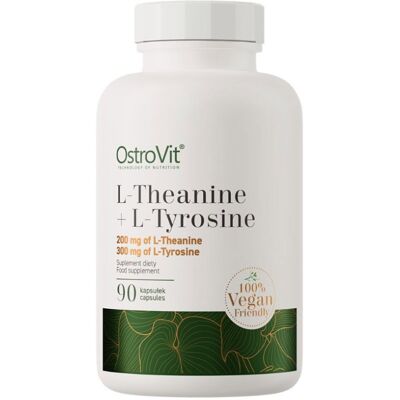 OstroVit Theanin + Tyrosin VEGE 90 kapslí OstroVit Theanin + Tyrosin VEGE 90 kapslí