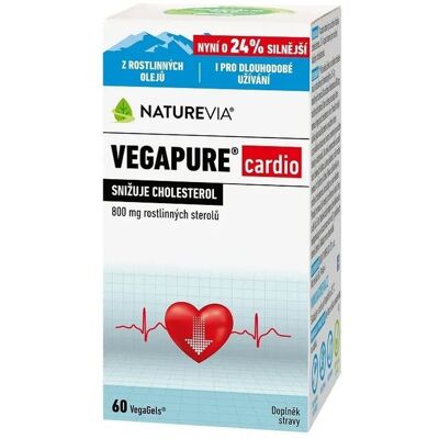 NatureVia Vegapure cardio 800 mg 60 kapslí NatureVia Vegapure cardio 800 mg 60 kapslí