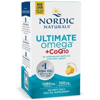 Nordic Naturals Citrón Omega-3 & CoQ10 - 60 měkkých gelů Nordic Naturals Citrón Omega-3 & CoQ10 - 60 měkkých gelů