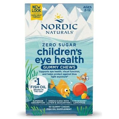 Dětské vitamíny na zdraví očí od Nordic Naturals - Bez cukru - 30 Dětské vitamíny na zdraví očí od Nordic Naturals - Bez cukru - 30