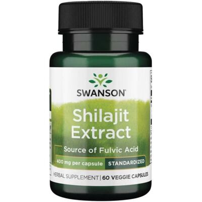 Swanson Značka Shilajit Extrakt 400mg - Bylinný doplněk Swanson Značka Shilajit Extrakt 400mg - Bylinný doplněk