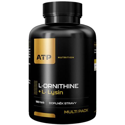 ATP Nutrition L-Ornithine + L-Lysin 180 tob ATP Nutrition L-Ornithine + L-Lysin 180 tob