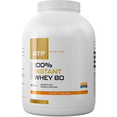 ATP Nutrition 100% Instant Whey 80 CFM 2000 g slaný karamel ATP Nutrition 100% Instant Whey 80 CFM 2000 g slaný karamel