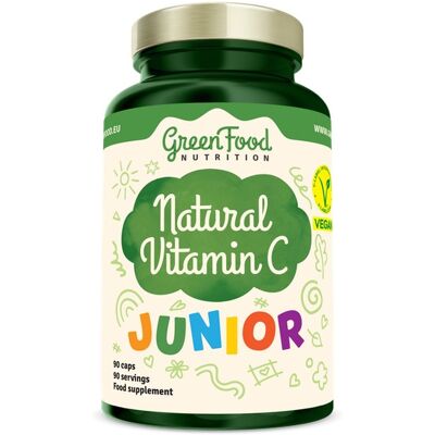 GreenFood Nutrition Junior Natural Vitamin C 90 kapslí GreenFood Nutrition Junior Natural Vitamin C 90 kapslí