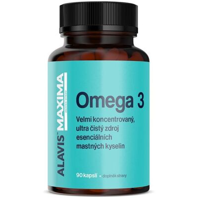ALAVIS MAXIMA Omega 3 90 kapslí ALAVIS MAXIMA Omega 3 90 kapslí