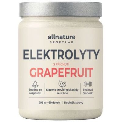 Allnature Sportlab Elektrolyty grapefruit 295 g Allnature Sportlab Elektrolyty grapefruit 295 g