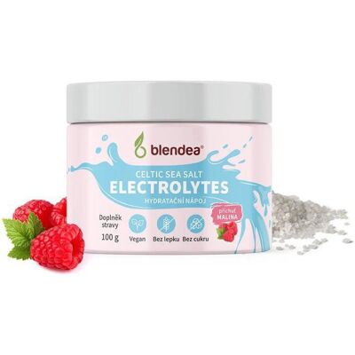 Blendea Elektrolyty hydratační nápoj 100 g, malina Blendea Elektrolyty hydratační nápoj 100 g, malina