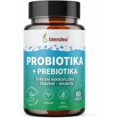 Blendea Probiotika + Prebiotika 60 kapslí Blendea Probiotika + Prebiotika 60 kapslí