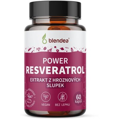 Blendea Resveratrol 60 kapslí Blendea Resveratrol 60 kapslí