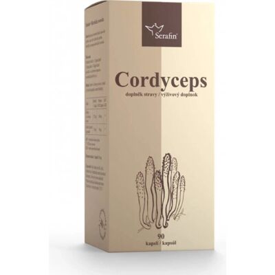 Serafin Cordyceps přírodní kapsle, 90 tobolek Serafin Cordyceps přírodní kapsle, 90 tobolek