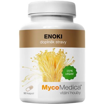 Mycomedica Enoki 90 kapslí Mycomedica Enoki 90 kapslí