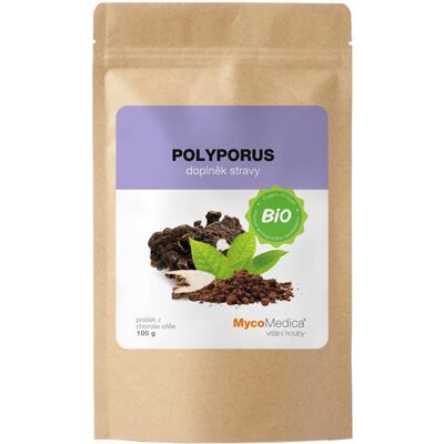 Mycomedica Polyporus prášek BIO 100 g Mycomedica Polyporus prášek BIO 100 g