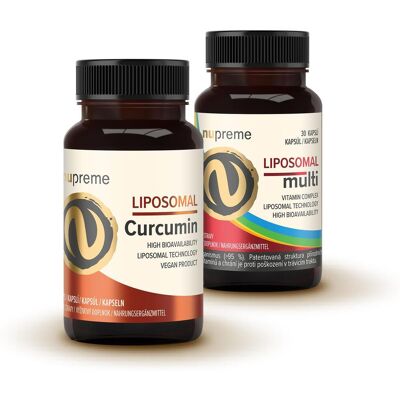 NUPREME Liposomální Kurkuma + Multivitamin - Doplňky stravy NUPREME Liposomální Kurkuma + Multivitamin - Doplňky stravy