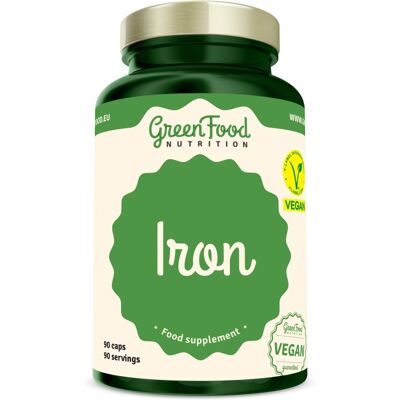 GREENFOOD NUTRITION Železo - Doplňky stravy GREENFOOD NUTRITION Železo - Doplňky stravy