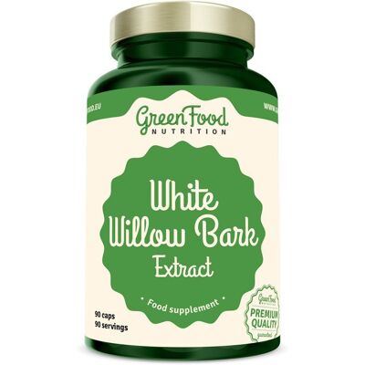 GreenFood Nutrition White Willow Bark 90 kapslí GreenFood Nutrition White Willow Bark 90 kapslí