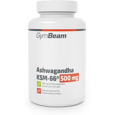 GymBeam Ashwagandha KSM-66® 500mg, 90 kapslí GymBeam Ashwagandha KSM-66® 500mg, 90 kapslí
