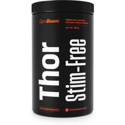 GymBeam Thor Stim-free 420 g, jahoda a kiwi GymBeam Thor Stim-free 420 g, jahoda a kiwi