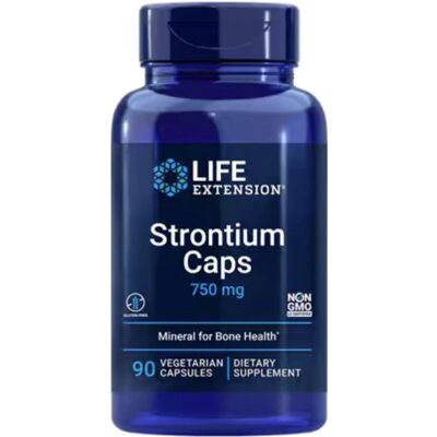 Life Extension Strontium 750mg - Doplněk zdraví kostí Life Extension Strontium 750mg - Doplněk zdraví kostí