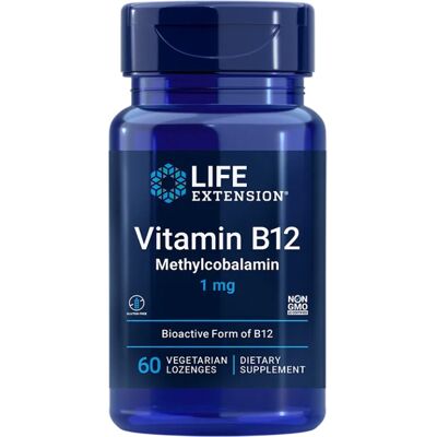 Life Extension Vitamin B12 Methylcobalamin 1 mg - Doplněk stravy Life Extension Vitamin B12 Methylcobalamin 1 mg - Doplněk stravy