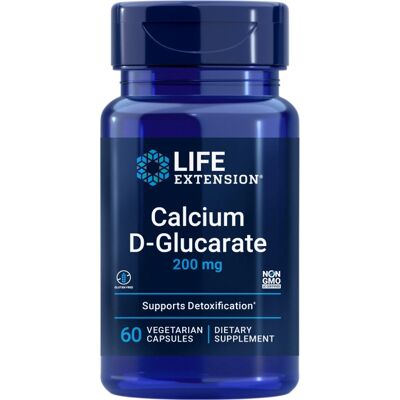 Life Extension Calcium D-Glucarate 200 mg - Potravinový doplněk Life Extension Calcium D-Glucarate 200 mg - Potravinový doplněk